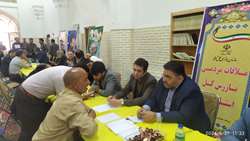 برپایی میز خدمت بازرسی کل استان یزد به مناسبت هفته قوه قضاییه